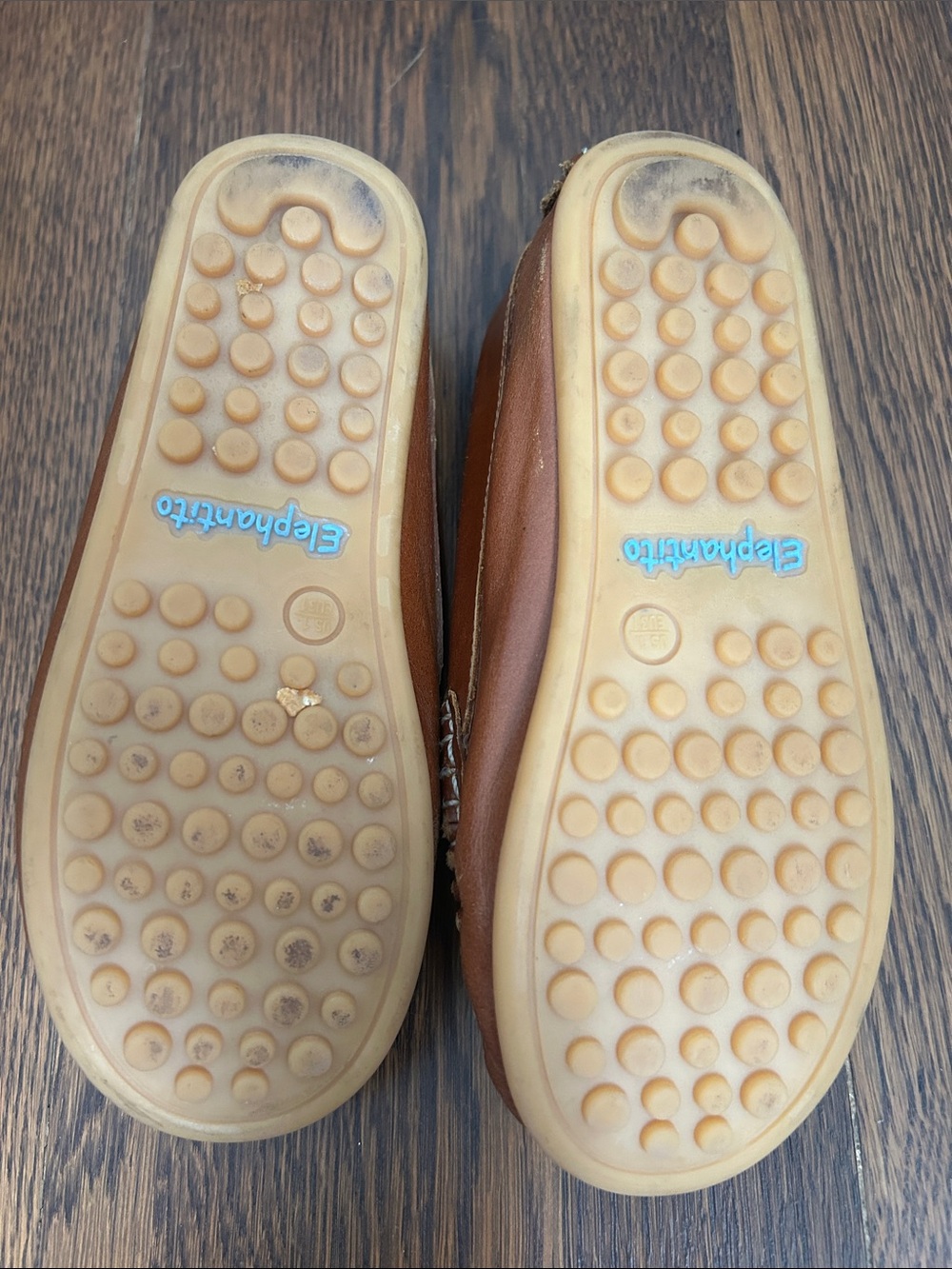 Elephantito Brown Leather Slip-On Loafers - Picture 4 of 4